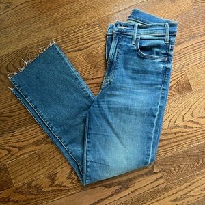 MOTHER Hustler Ankle Fray Jeans Healing Jar